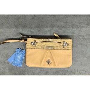 Simple Vera tan wristlet wallet NWT
